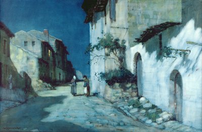 Conversación en un pueblo español a la luz de la luna de Albert Moulton Foweraker